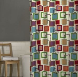 Cloth shower curtain